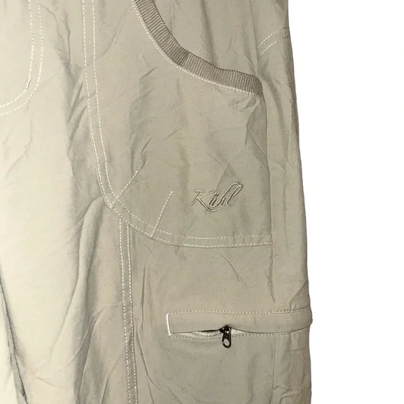 Women Kuhl light tan hiking cargo pants size 6 reg - Picture 4 of 5